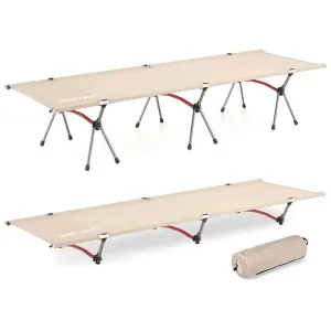 Ultralight Folding Camping Cot – Portable Aluminum Bed for Outdoor Hiking, Backpacking, and Travel