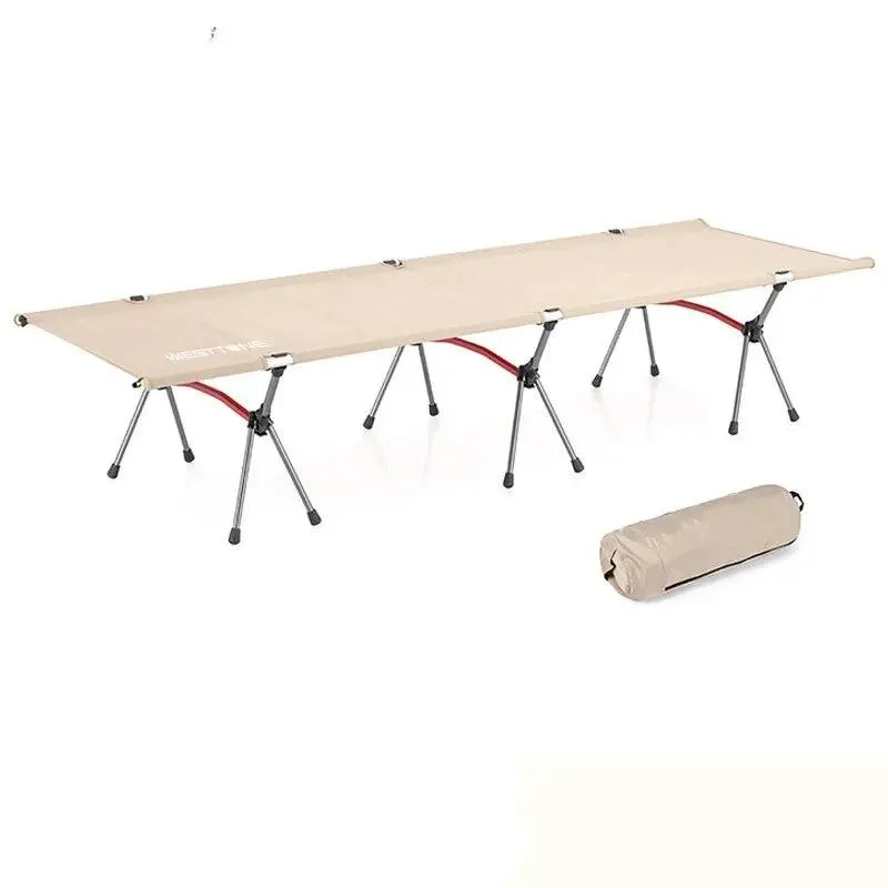 Ultralight Folding Camping Cot – Portable Aluminum Bed for Outdoor Hiking, Backpacking, and Travel