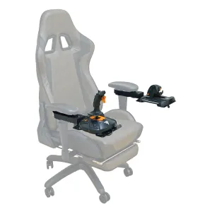 Unbound System | Flight Sim - Set of 2 Removable Modular Chair Mounts T.16000M | TCA Airbus | X52 | X52 Pro | X56 | X56 Rhino by Tecicity