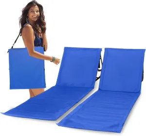 UNIPRIDE Lightweight Beach Chairs for Adults #2025 - Beach Mat Sand Free Waterproof I Ideal as Lounger for Tanning I Relaxing, Compact & Ultimate Beach Gear (Sky Blue)
