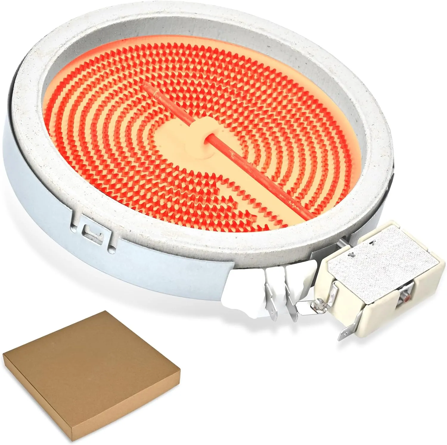 UPGRADED W11171119 6.5" Radiant Surface Element Compatible with Whirlpool Glass Top Burner 8273994 Maytag Electric Freestanding Range Element WP8273994 KitchenAid Electric Range Replacement Parts