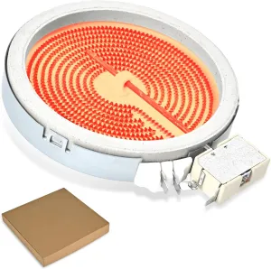 UPGRADED W11171119 6.5" Radiant Surface Element Compatible with Whirlpool Glass Top Burner 8273994 Maytag Electric Freestanding Range Element WP8273994 KitchenAid Electric Range Replacement Parts
