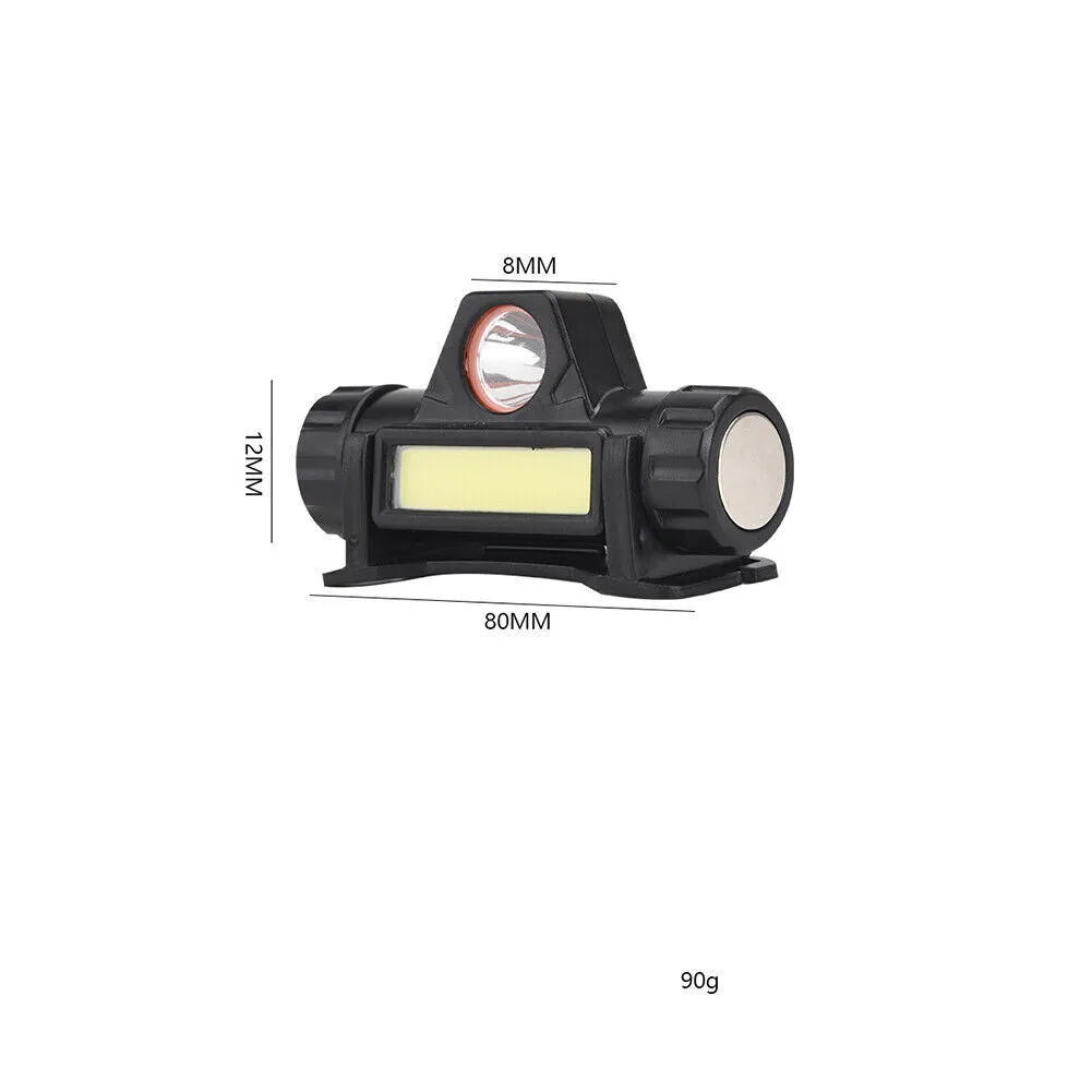 US 2-4Pack Waterproof LED Headlamp Flashlight USB Rechargeable Headlight Camping