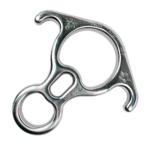 US Rigging Supply USR850S Big "8" Rescue Descender, Stainless Steel