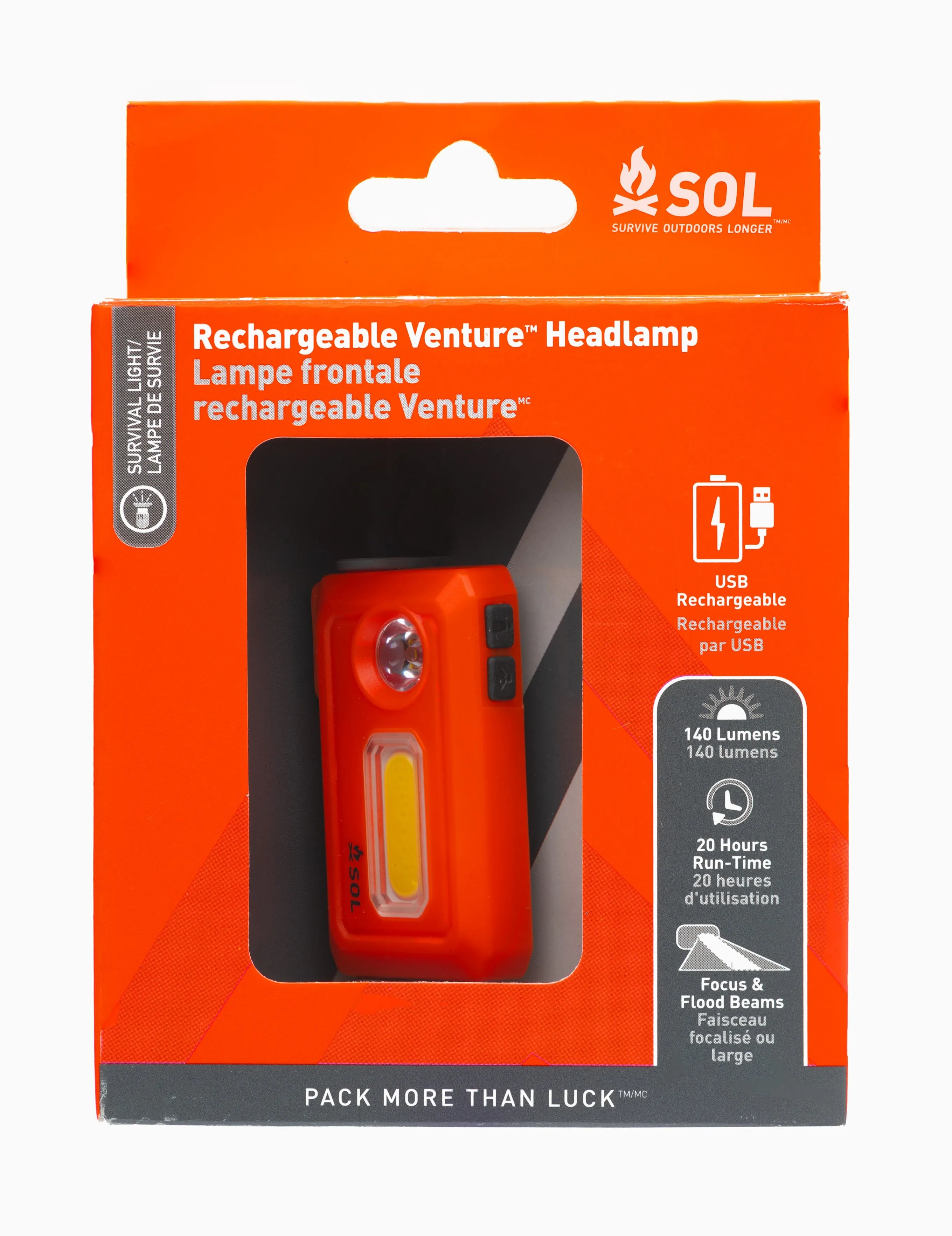 Venture Rechargeable Headlamp