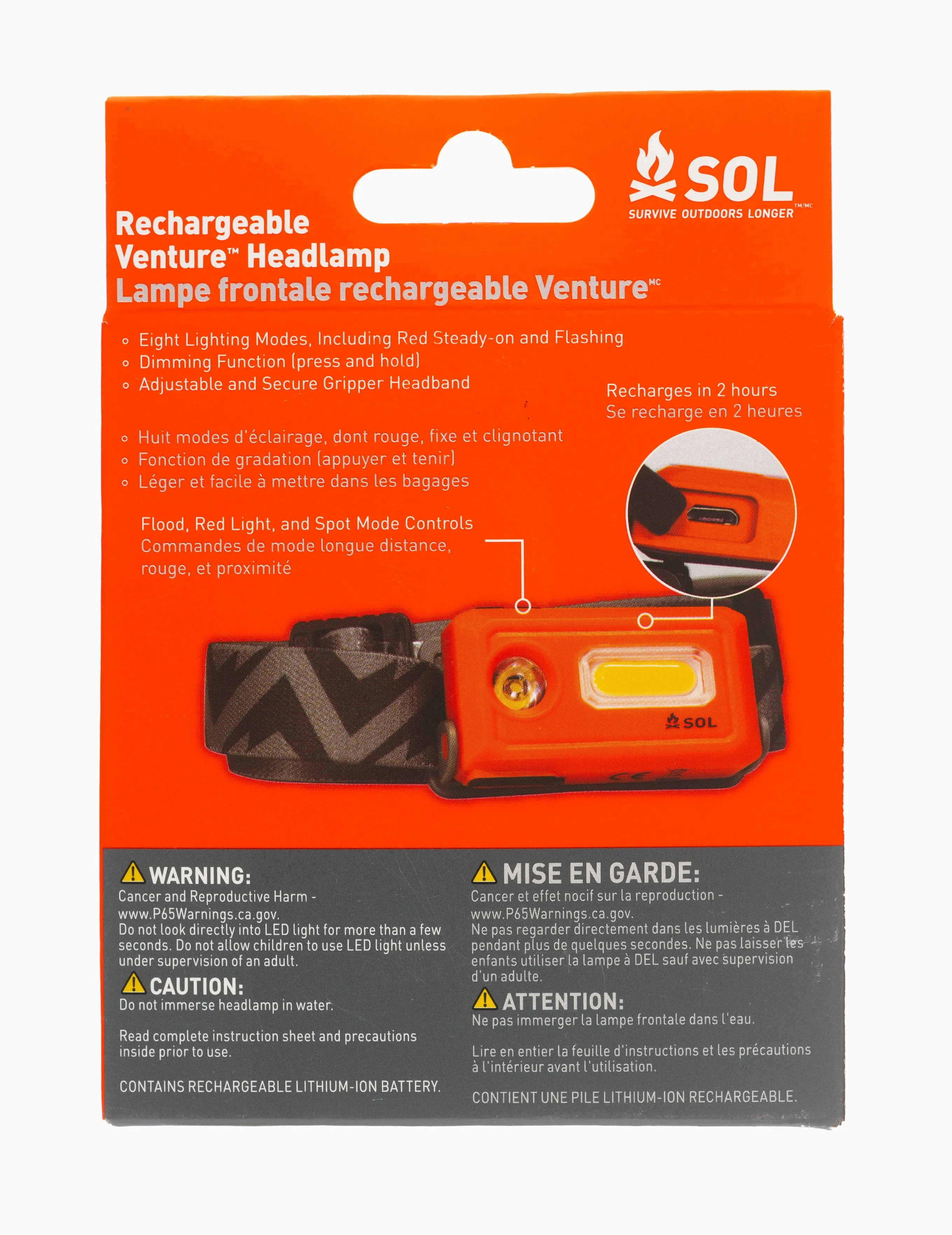 Venture Rechargeable Headlamp