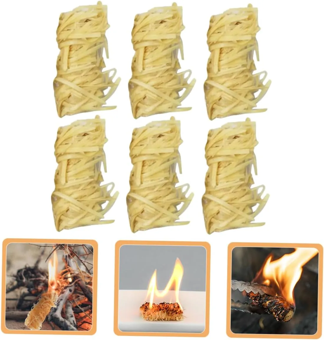 VICASKY 2sets Small Charcoal Grills Campfire Cooking Equipment Wood Burner Firelighters Versatile Outdoor Cooking Accessories 50pcs*2