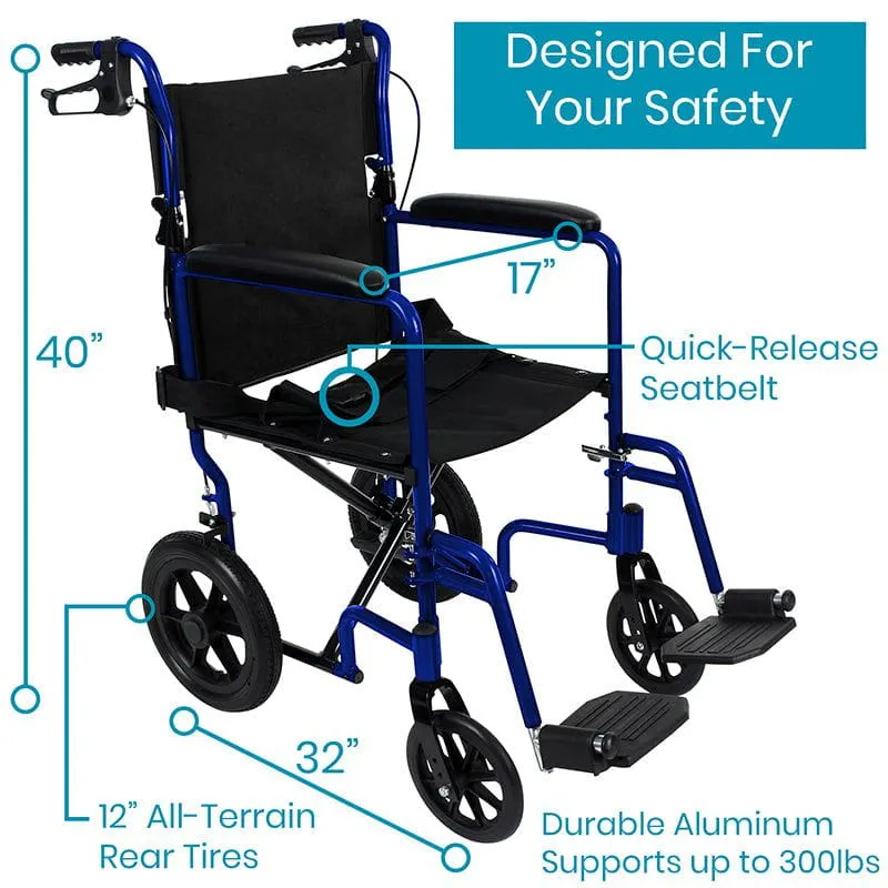 Vive Mobility Transport Wheelchair