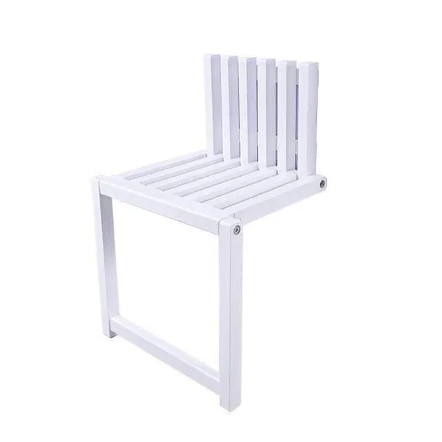 Wall-Mounted Folding Chair - Space-Saving Design for Home or Office