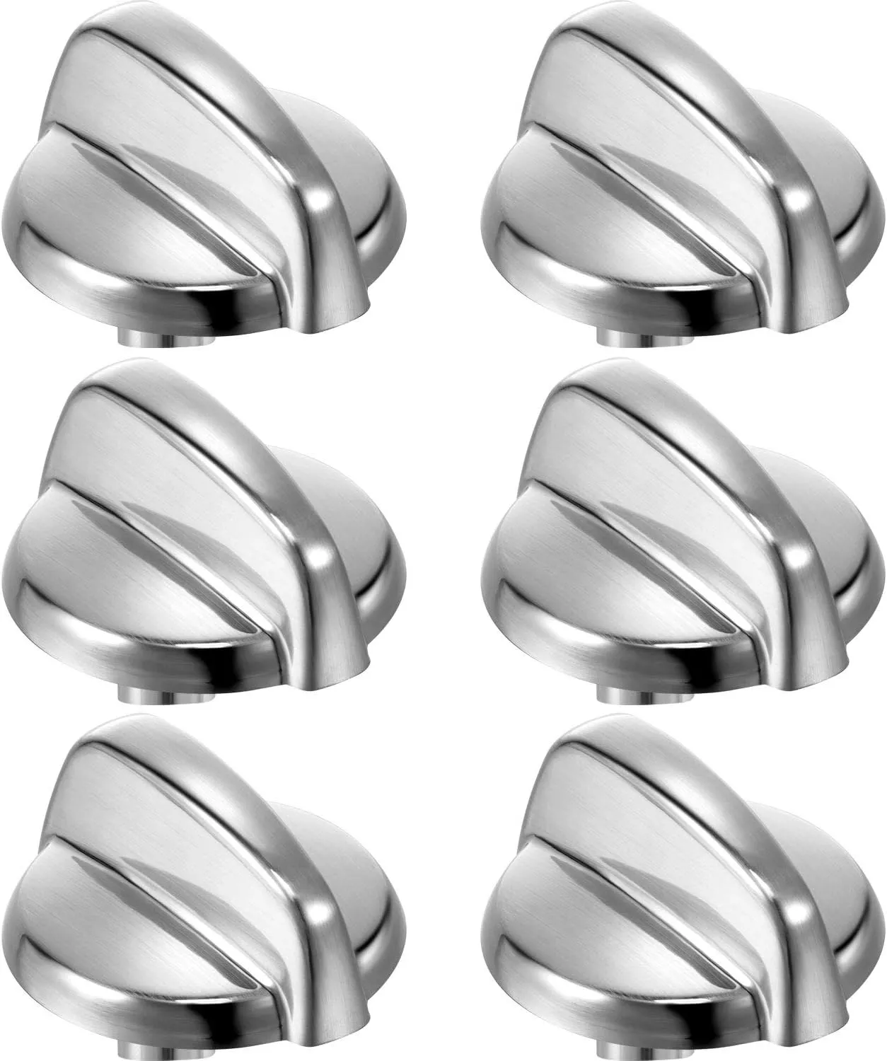 WB03T10325 Knobs Burner Control Knobs Compatible with General Electric GE Range Cooktop 2691864 PS3510510(6 Packs)