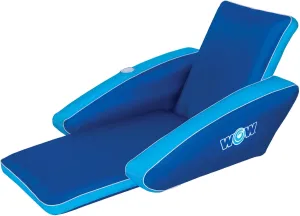 WOW Sports - Inflatable Pool Party Lounge - Single Salon Lounge Chair - Summer Accessory for Kids & Adults