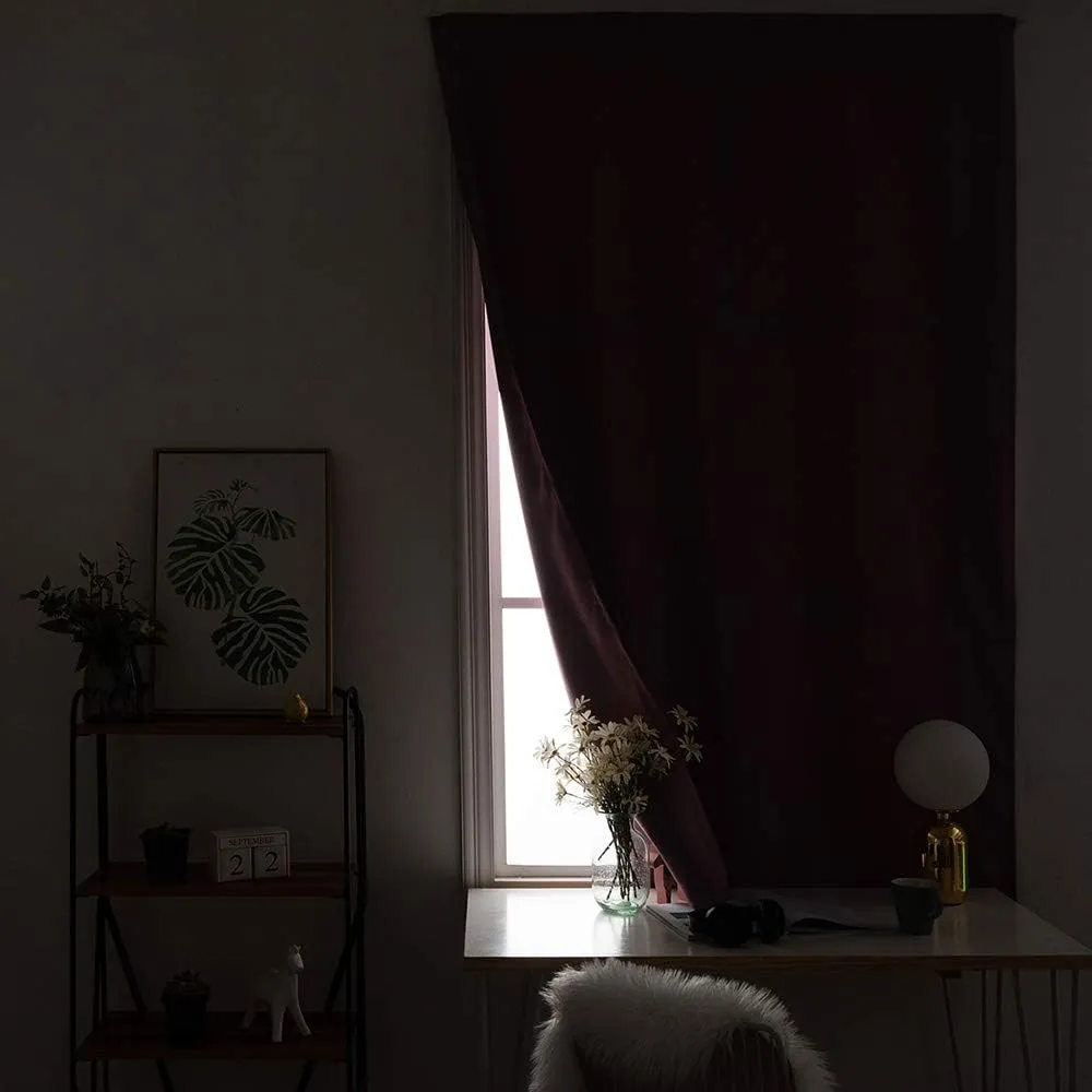XISUNYA Autohesion Curtains, Geometric Window Curtain Panel, Grid Style Squares with Diagonal Lines and Circles Print Thermal Lnsulated Room Darkening Small Drapes,26W x40L Inch, for Kitchen Bathroom