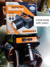 Zoom Headlamp KX-1833 Performance Modes Bundle deal Durable Powerful Ultimate with for – Telescope 100W Outdoor 4