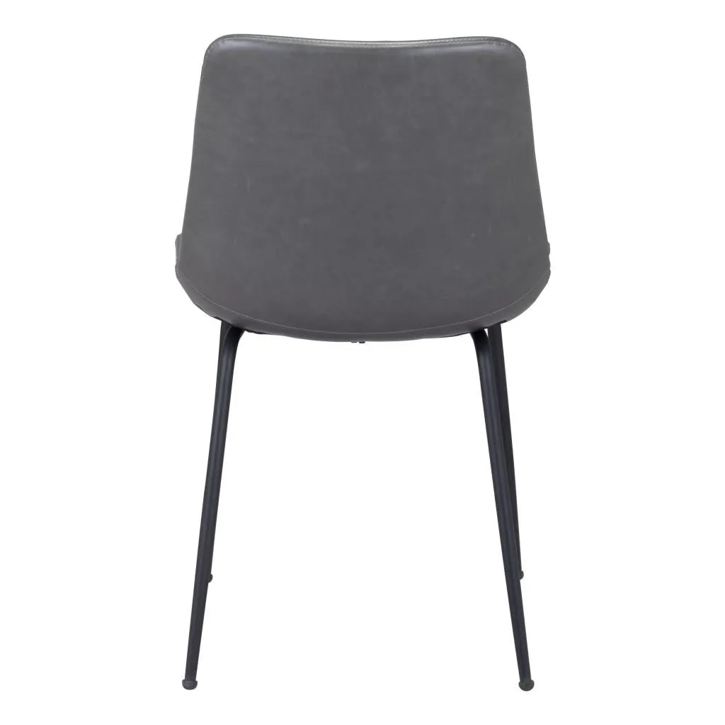 Zuo Byron Dining Chair (Set Of 2) Gray