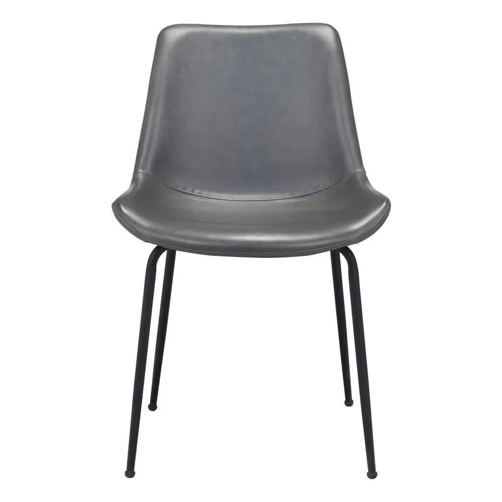Zuo Byron Dining Chair (Set Of 2) Gray