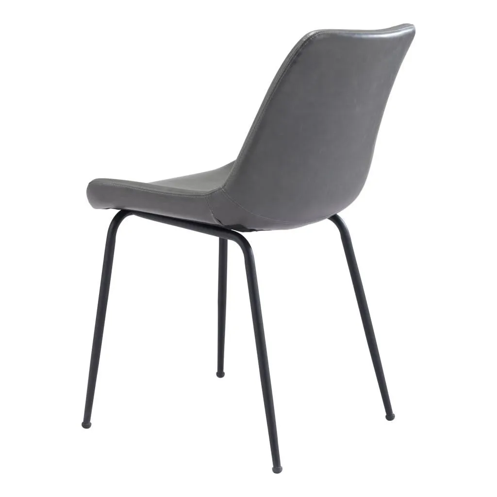 Zuo Byron Dining Chair (Set Of 2) Gray
