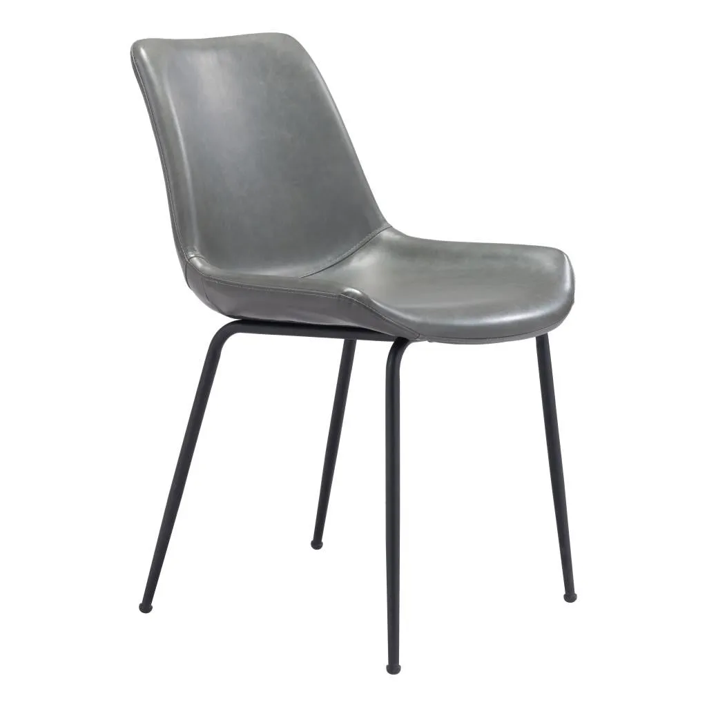 Zuo Byron Dining Chair (Set Of 2) Gray
